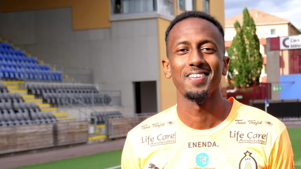 Nyförvärvet Mattias Mitku gjorde sin första träning med AFC under tisdagen.