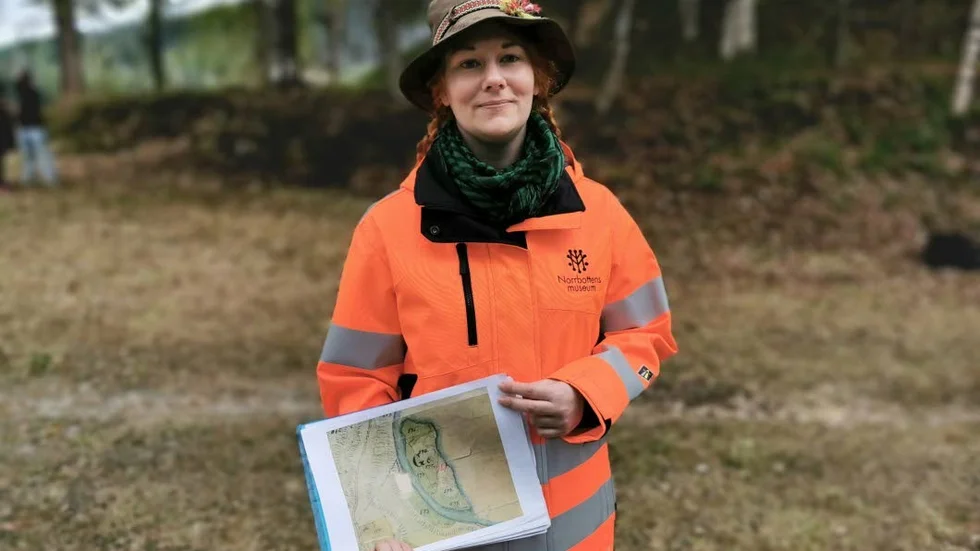 Frida Palmbo, arkeolog vid Norrbottens museum. (Arkivbild)