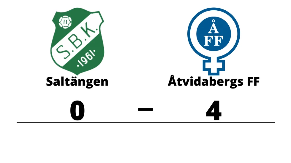 Saltängens BK förlorade mot Åtvidabergs FF