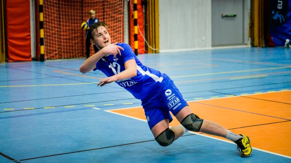 Axel Qvarnström börjar sakta men säkert hitta tillbaka till formen efter sin korsbandsskada. Foto: Per Larsson.