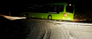 Malör med linjebuss – skolbarn fick vänta
