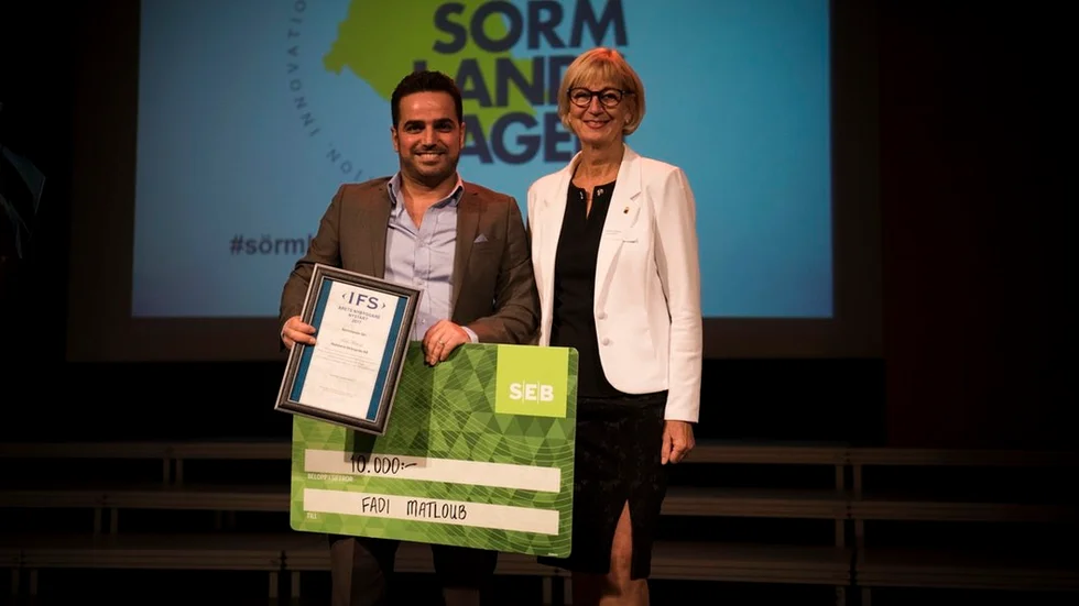 Fadi Matloub utsågs till "Årets Nybyggare – Nystart i Sörmlands län 2017" tidigare i höst och fick då pris av landshövding Liselott Hagberg vid en ceremoni i Katrineholm. Syftet med utmärkelsen är att inspirera genom att lyfta fram framgångsrika entreprenörer med utländsk bakgrund.