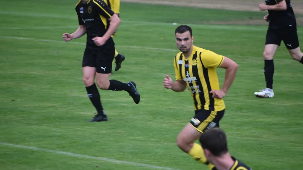 Gullringens spelande tränare Karlo Goranci är nöjd efter 4–0 hemma mot Malmbäck.