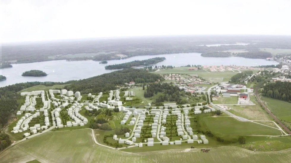 Kommunen är markägare för hälften av det planerade området som kallas Vackerby trädgårdsstad.