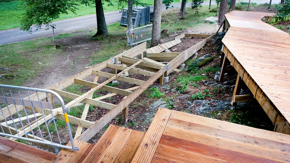 Signaturen "HW" tycker att det får vara nog nu med att lägga ytterligare en halv miljon på Sigurdsristningen. Foto: Kjell Carlsson.