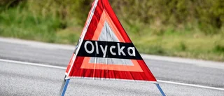 Trafikolycka vid Hjälmaresunds camping