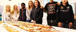 Familjemarknad med en touch av skitväder