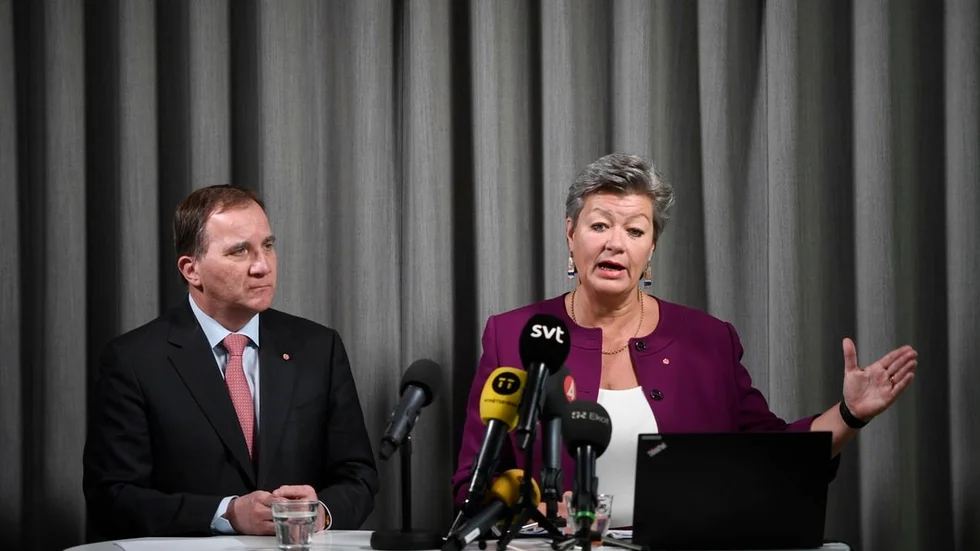 Stefan Löfven (S) och Ylva Johansson (S).