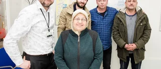 Förväntansfullt inför jobbmässan i sporthallen