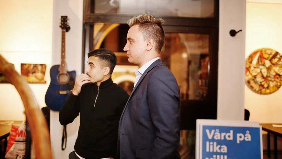 Stefan Krstic, gruppledare hos Liberalerna, konstaterar att partiet får ungefär lika stor andel av rösterna nu som vid förra valet. – Det är klart att vi hade hoppats på mer, säger han.