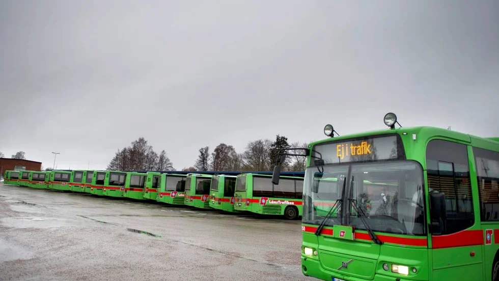 En busschaufför i Eskilstuna utsattes för ett hot vid en bussfärd häromkvällen.