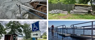 Badsäsongen är i full gång – men problemrampen fortfarande inte på plats • "Vi ber om ursäkt till alla som drabbats"
