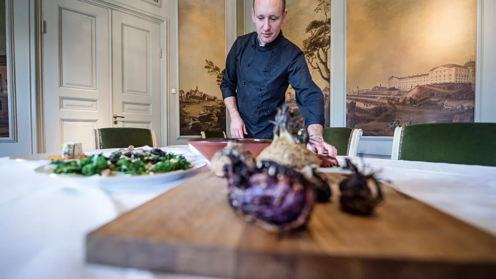 Jonas Hammar är husfru åt landshövdingen och ansvarar för maten när länsstyrelsen står som värd. Han säger att intresset för vegetarisk mat har ökat och kommer att öka ännu mer i framtiden.