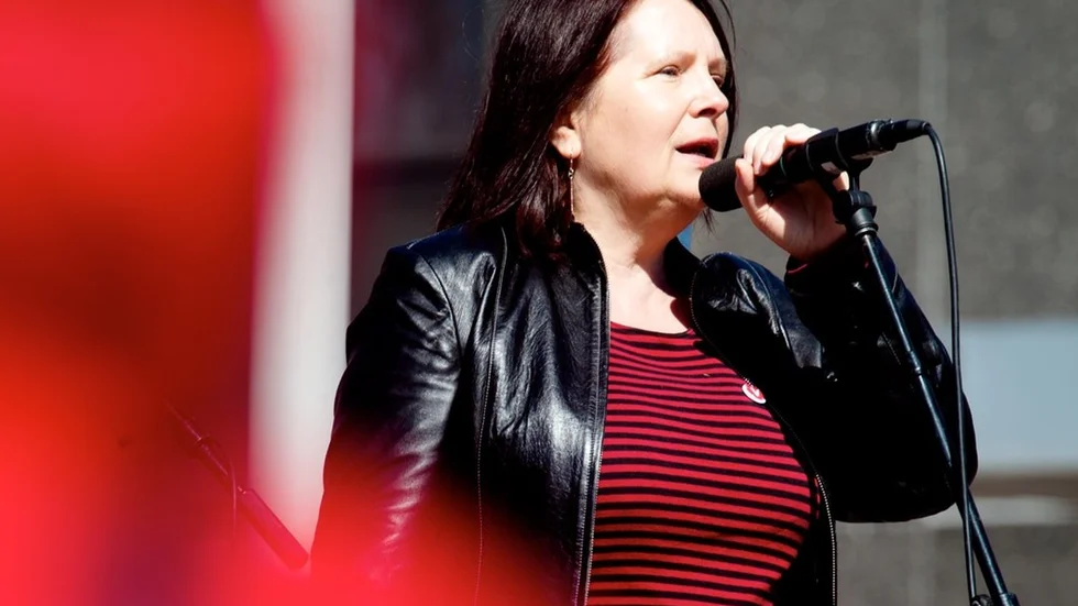 Riksdagsledamoten Lotta Johansson Fornarve (V).