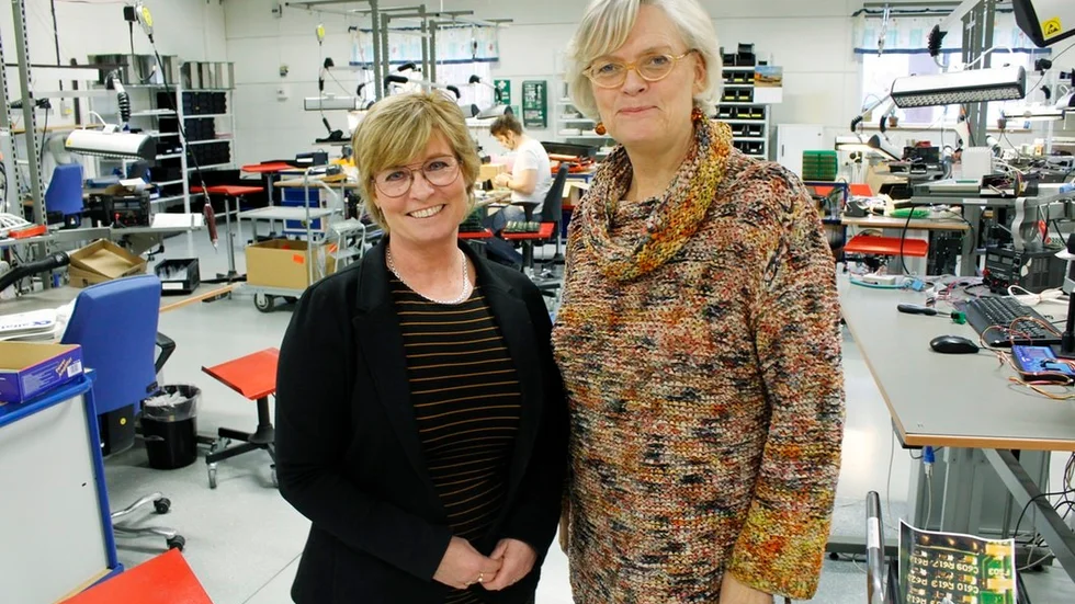 Marie Svensson, vd Tjeders, och Carola Lemne, vd Svenskt Näringsliv.