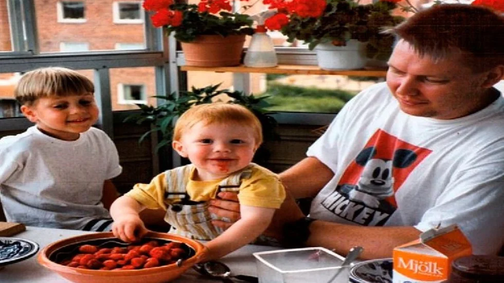 Min bror, jag och min far