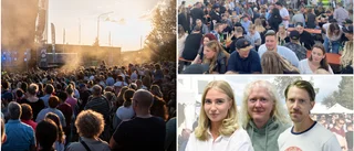 En magisk fredag fick ett blött slut • "Kampen om platser i öltältet är hård"