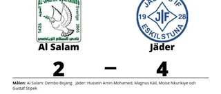 Dembo Bojang enda målskytt när Al Salam föll