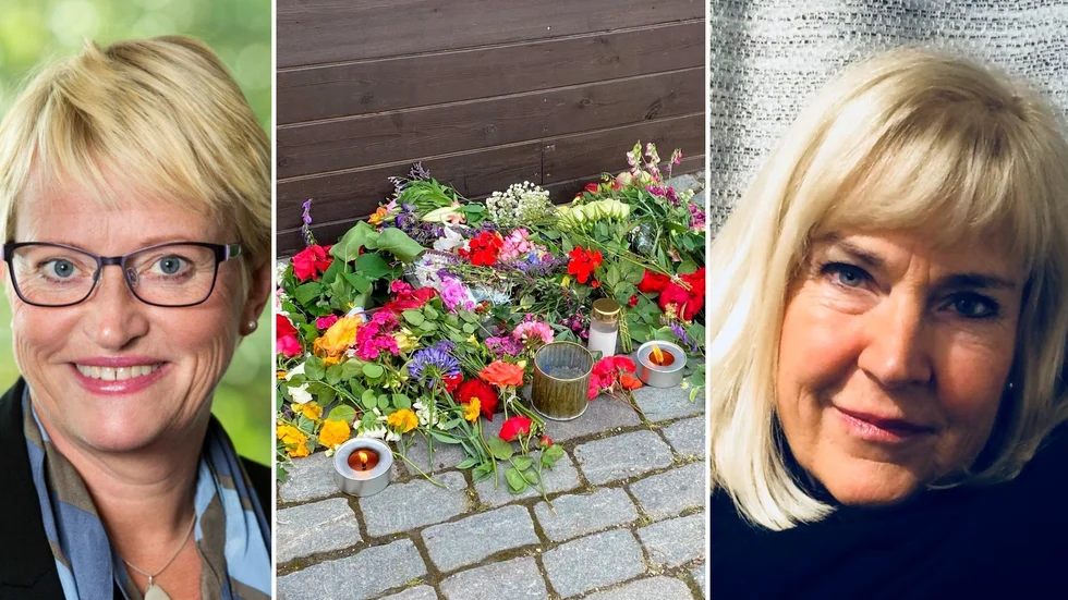 Till vänster Ing-Marie Wieselgren, till höger tidigare kollega och vän Lisa Ekselius. 