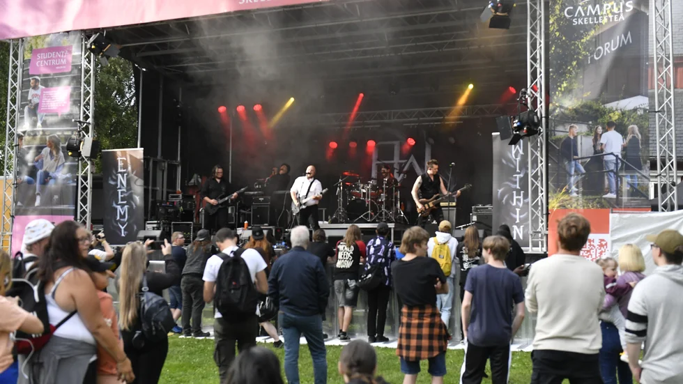 Publiken kom till Trästockfestivalen – precis som vanligt.