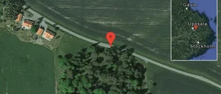Singelolycka på väg 657 - helt stopp i ett körfält