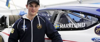 Marklund trea trots problem