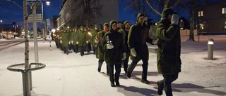 Tradition med fackeltåget lever kvar