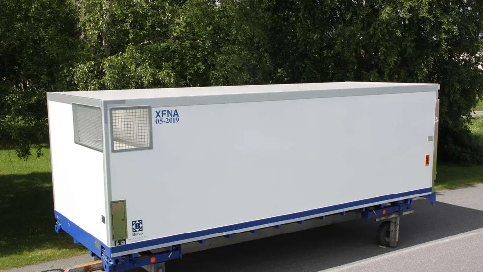 Ett skåp är redan färdigt. Foto: Privat