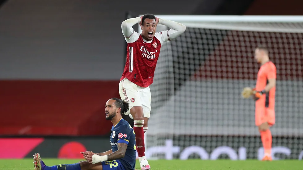 Arsenals Gabriel blev utsatt för ett rånförsök i augusti. Arkivbild.