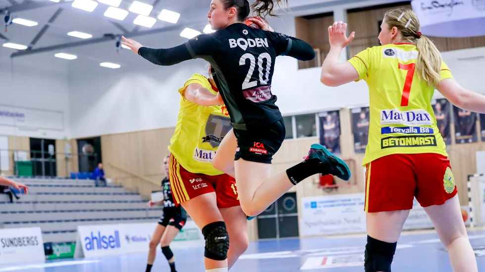 Moa Nilsson gjorde fem mål när Boden Handboll slog Eslöv med hela 38–19. Arkivbild.