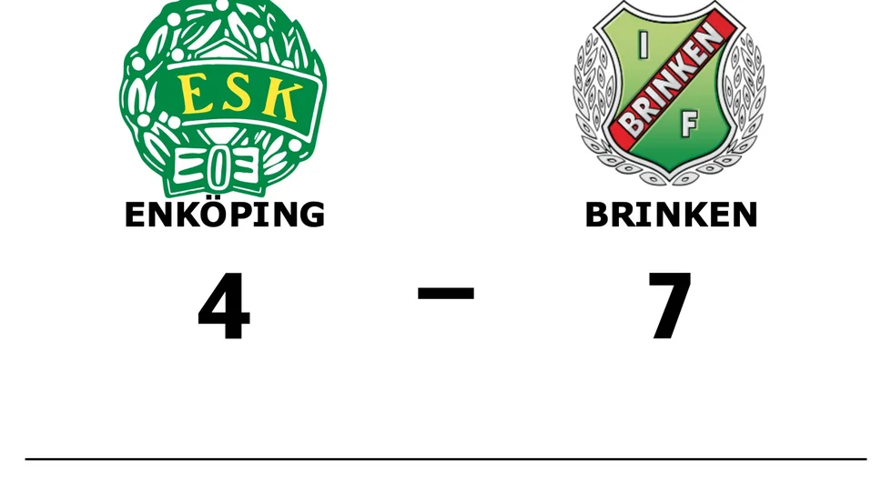 Enköpings SK HK förlorade mot Brinkens IF