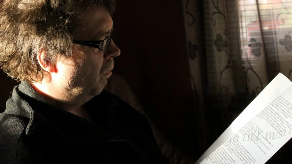 Förtvivlad. "Det är ju helt orimligt", säger Stefan Bylund om förslaget till beslut som han fått av IVO, Inspektionen för vård och omsorg.