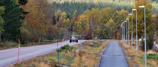 Föreslår kortare cykelväg vid Kusmark för att få den gjord