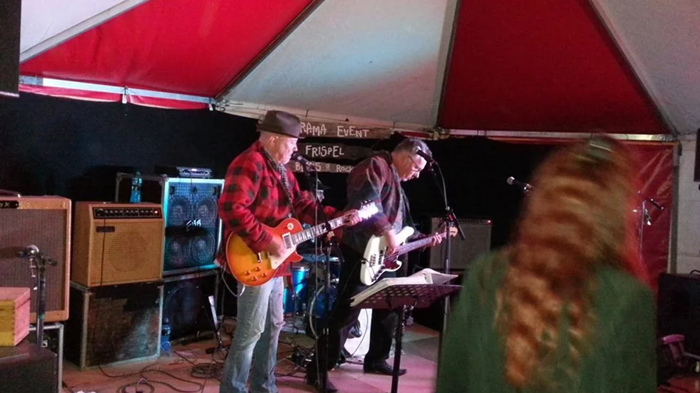 Svängde. Det gick hett till i Gråberg när Frispel blues & rock genomfördes.