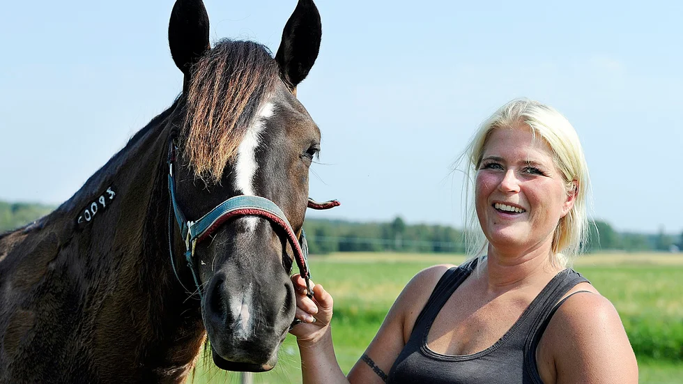 Jessica Lindgrens Bodbäckssiv tog sin första årsseger när hon vann ett V64-lopp på nytt svenskt rekord. Arkivbild: Annika Eriksson