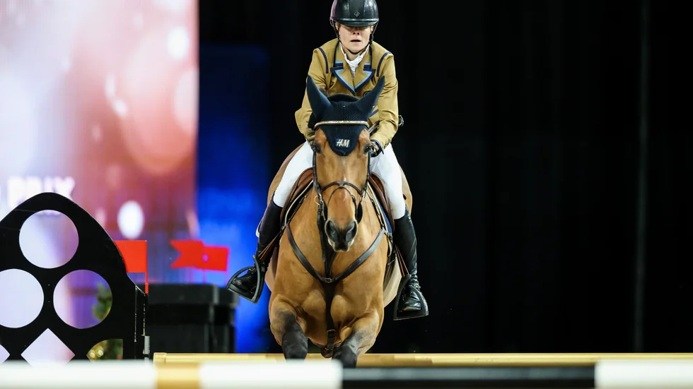 Malin Baryard Johnsson avslutade hemmahelgen med en andraplats.