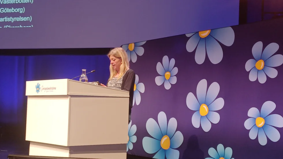 Annelie Sjöberg var ombud på SD: landsdagar I Karlstad som avslutades söndag 28 november.