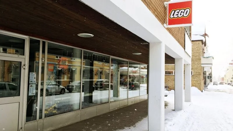 Lego Center flyttar från Köpmangatan i Skellefteå.