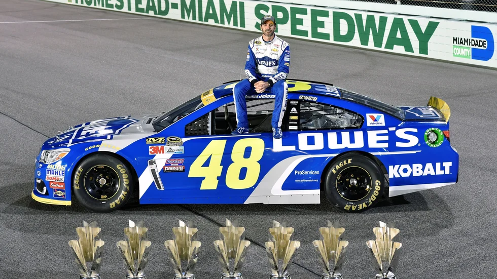 Nascarmästaren Jimmie Johnson är klar för Race Of Champions