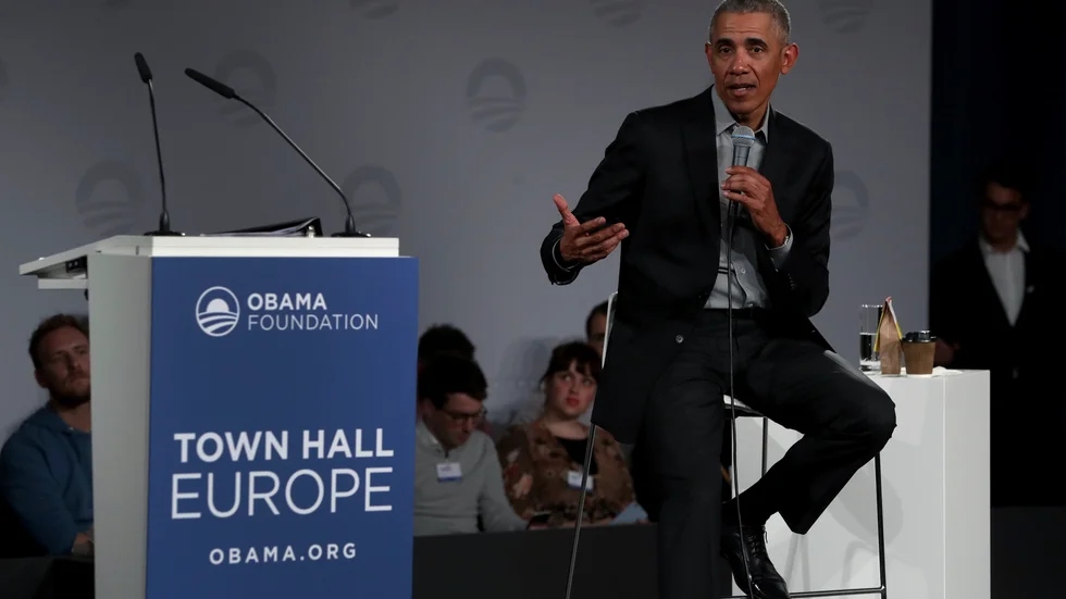 USAs före detta president Barack Obama besökte Sverige.