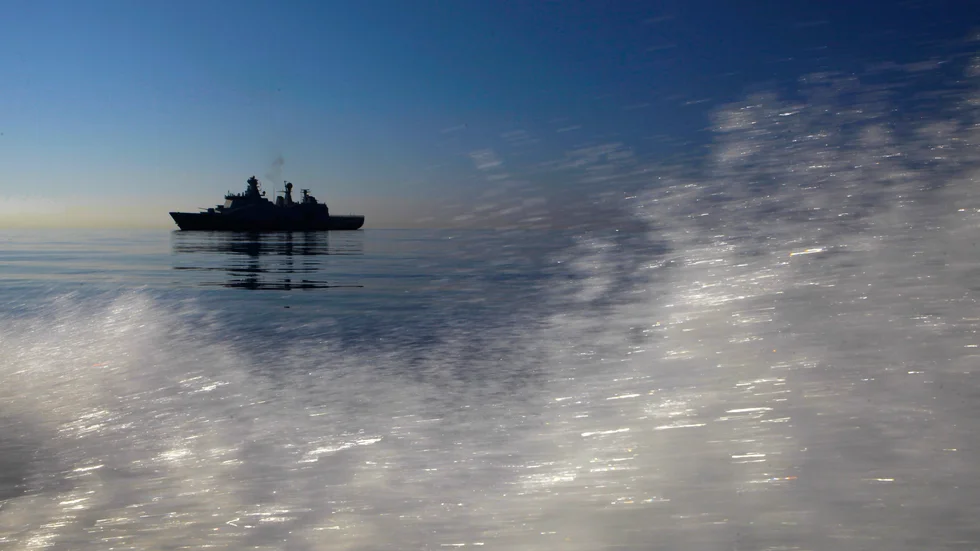 Den danska fregatten Esbern Snare. Bilden är från en insats i Medelhavet 2014.