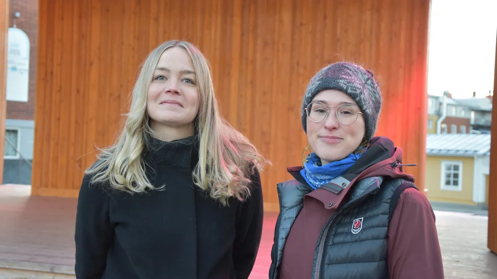 Jenny Jänkänpää och Paulina Koskenniemi är Miljöpartiets toppnamn på valsedlarna.