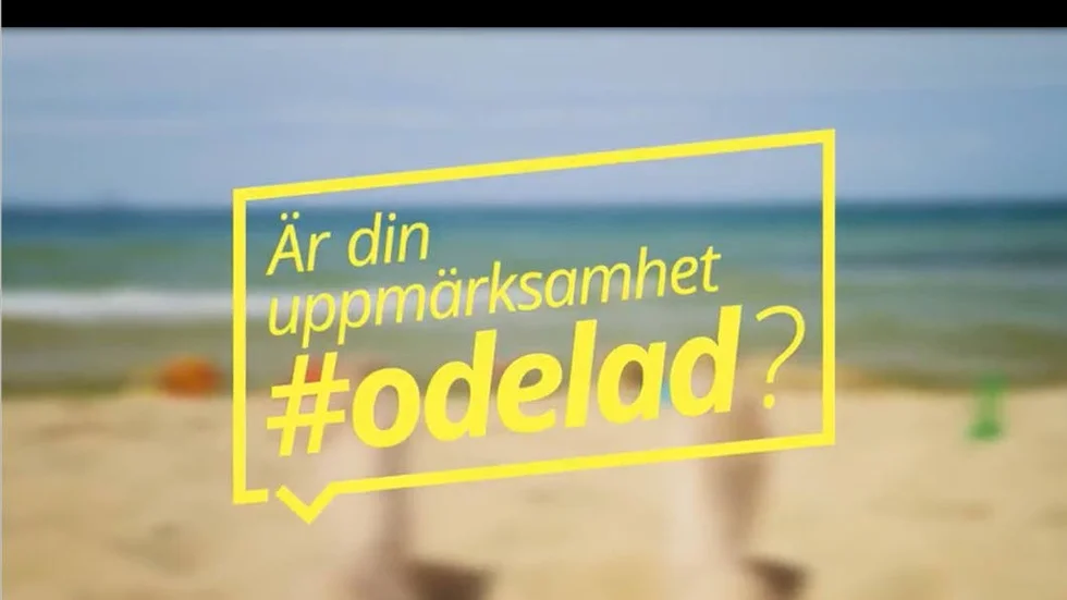 Räddningstjänstens film #odelad prisades.