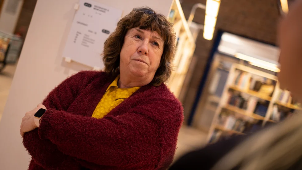 Gallringen kommer att göras av bibliotekarierna berättar Marie Sääf, bibliotekschef.