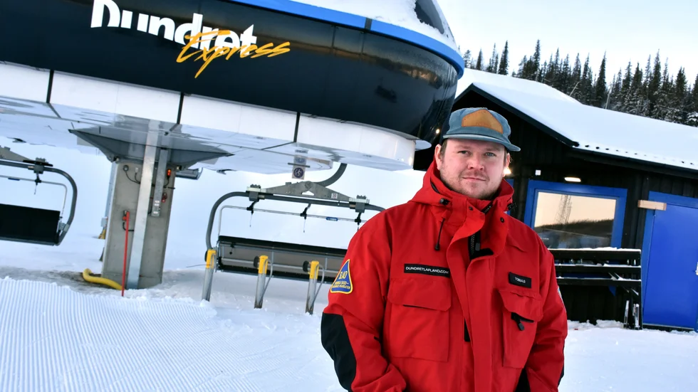 Tobias Larsson, verksamhetschef på Dundret, tror att bostäderna i Liikavaarabacken kommer att betyda mycket för hela anläggningen.