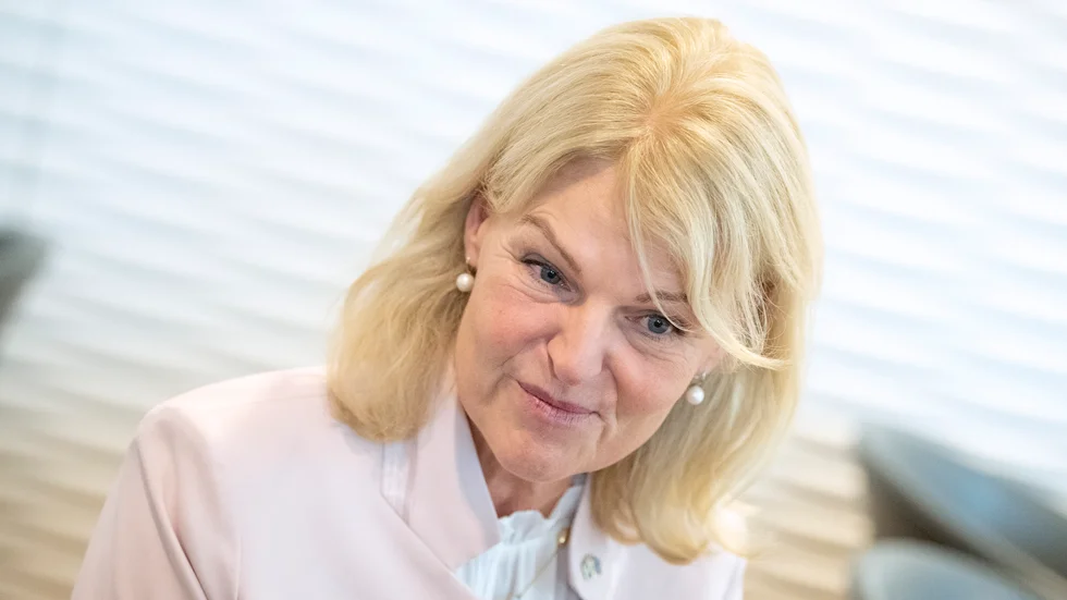 Anna Hallberg (S), utrikeshandelsminister samt minister för nordiska frågor. Arkivbild.
