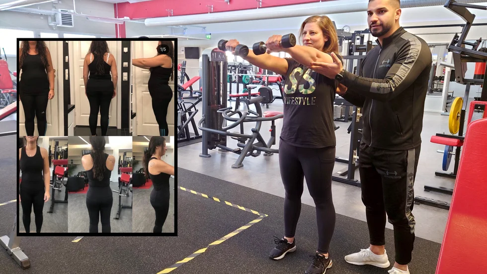 Sarina Bandicksson har förändrat sitt liv. "Jag har suttit hemma och låst in mig i över tio år för att jag inte trodde att jag kunde göra någonting. Men Saad fick mig att känna att jag kan träna mer än vad jag tror."