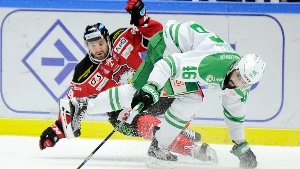 Kevin Marshall blir viktig i ett intressant Rögle den här säsongen. Frågan är om man återigen placerar sig högre än Eric Himelfarbs Malmö? Arvid Marklund tror inte det. Foto Björn Lindgren / TT