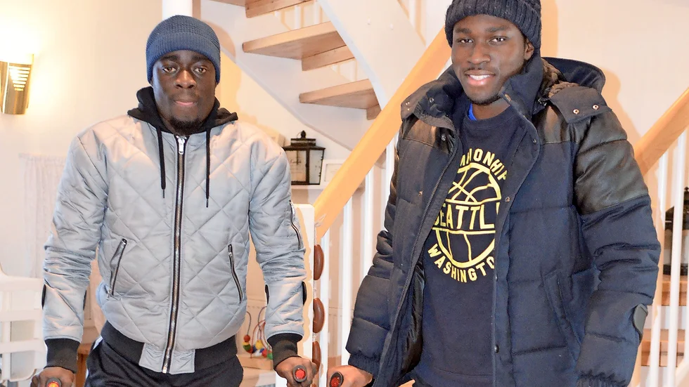 Stämmer. Joel Gyasi och Daniel Akubuine har stämt IFK Luleå, som nu dessutom är i ekonomisk kris. Foto: Adam Savonen.