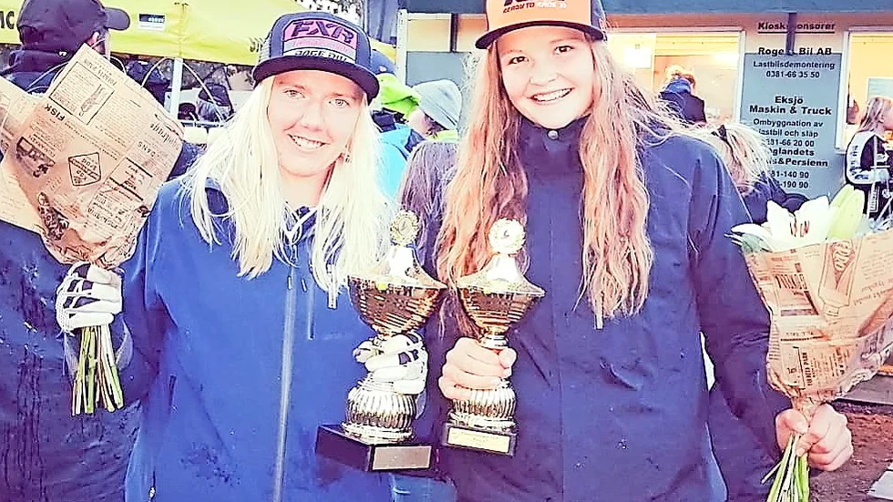 Vinnaren Hanna Berzelius och tvåan Hedvig Dahlberg.
